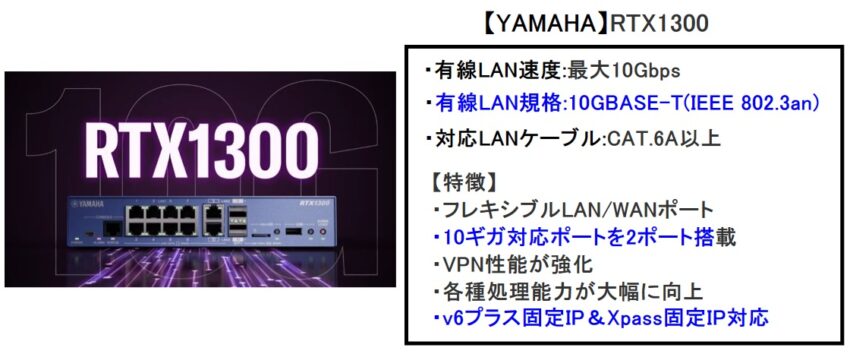 【8Kストリーミングなど】有線LAN速度最大10Gbps！NEC/Aterm WX11000T12