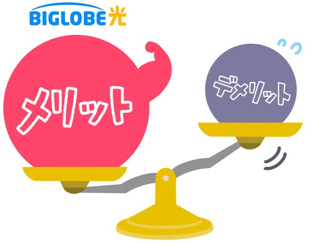 BIGLOBE光のメリットは6つ
